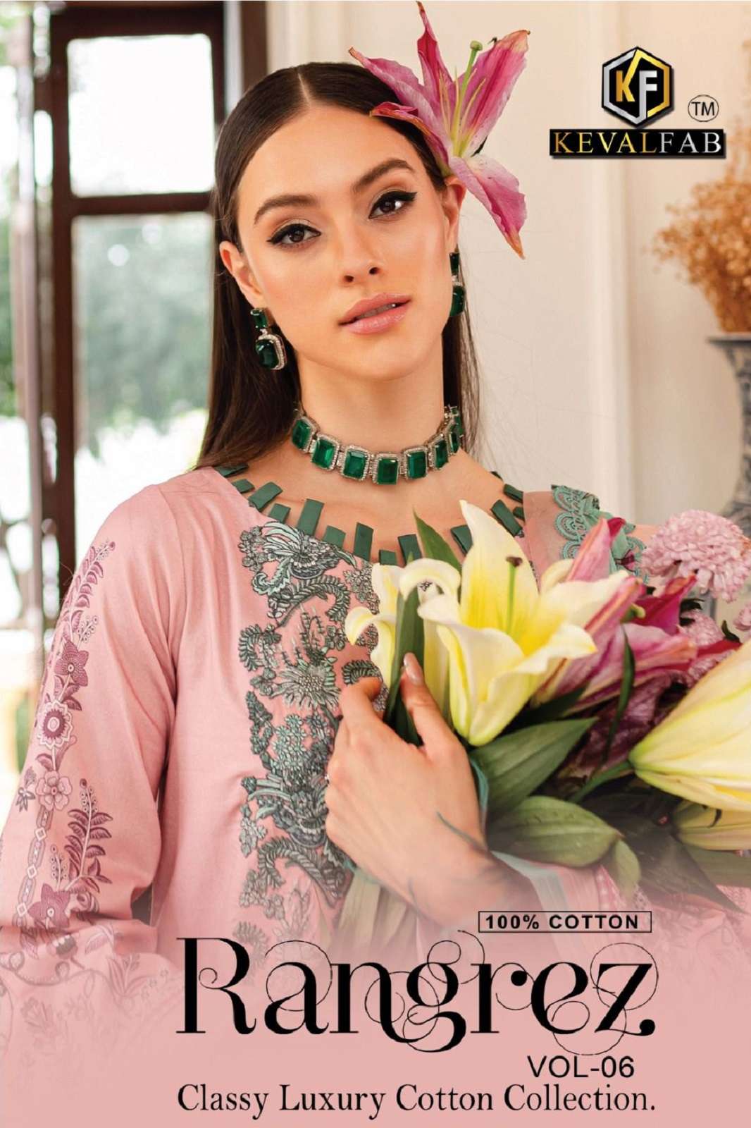 KEVAL FAB RANGREZ VOL 6 DESIGNER SALWAR SUITS