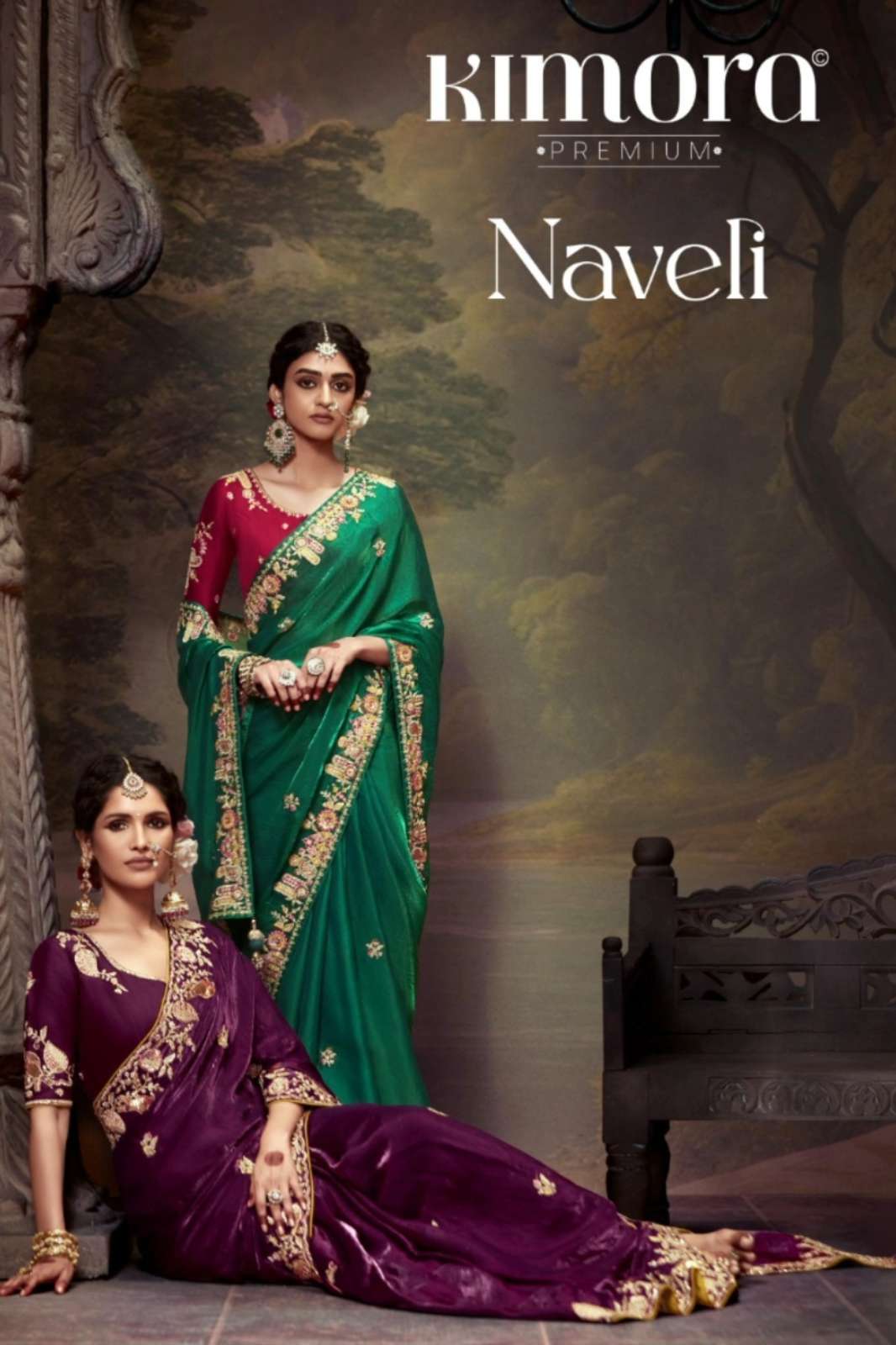 KIMORA 8454 Naveli (Kimora Premium) Designer Latest Fancy Printed Saree