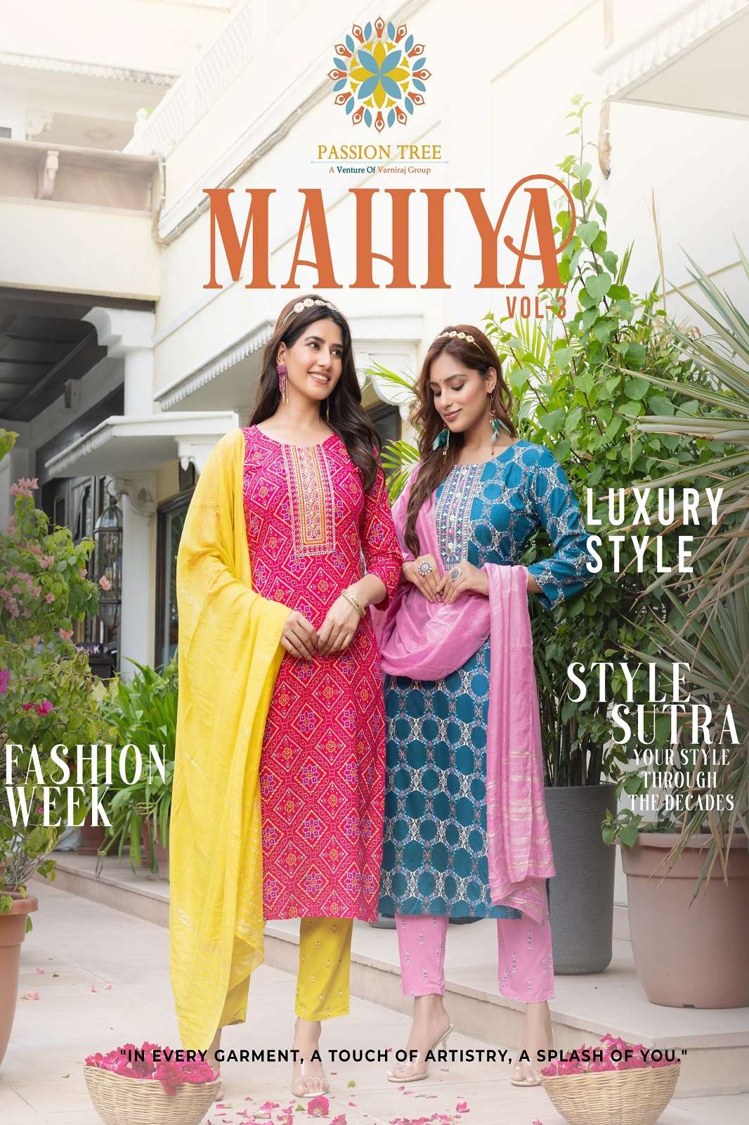 MAHIYA VOL 3 PASSION TREE READY TO WEAR KURTIES