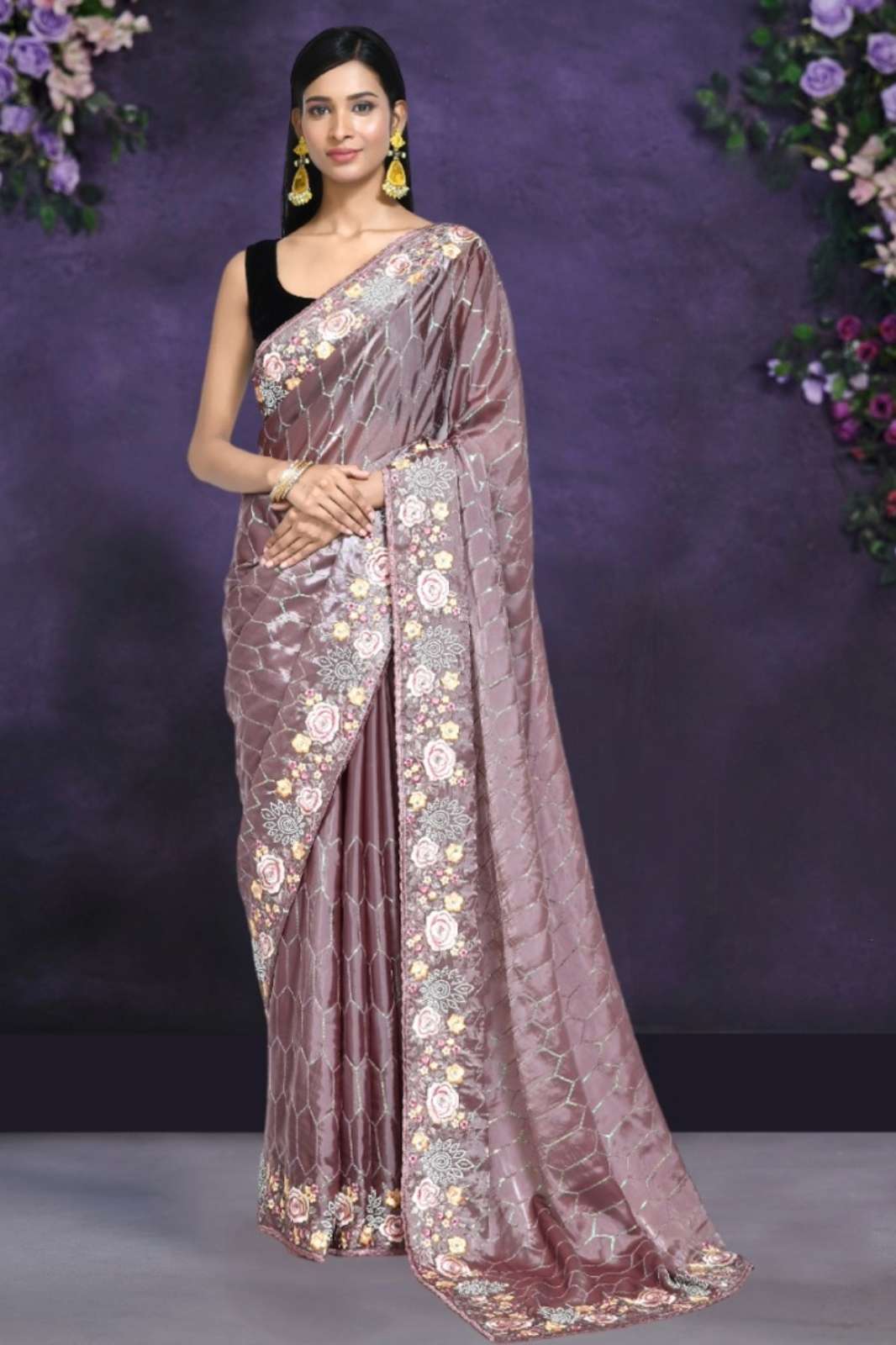 MAHOTSAV 8173 NIMAYA - KAAVYANI VOL 03 PARTY WEAR DESIGNER SATIN SILK SAREE