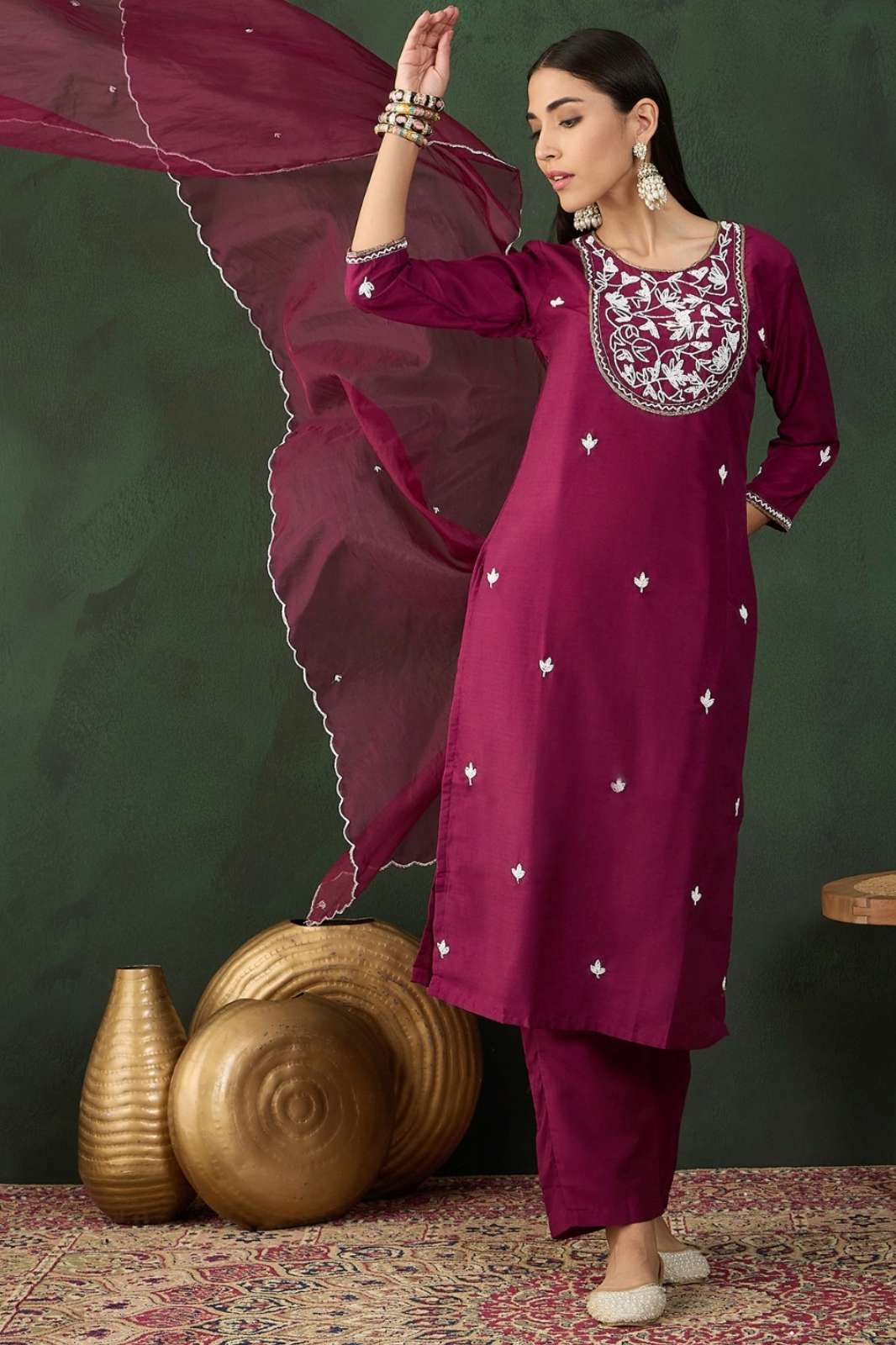 MAHOTSAV 8289 SWAPNA FESTIVE WEAR DESIGNER MUSLIN KURTI SET