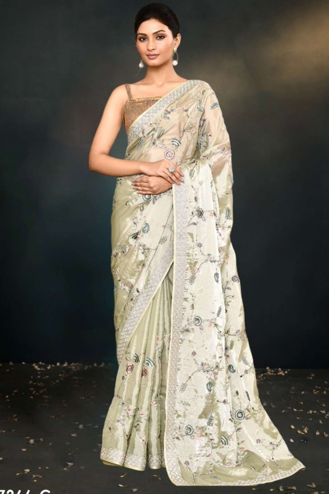 MAHOTSAV 8308 NIMAYA - KAAVYANI VOL 05 PARTY WEAR DESIGNER SATIN SILK SAREE