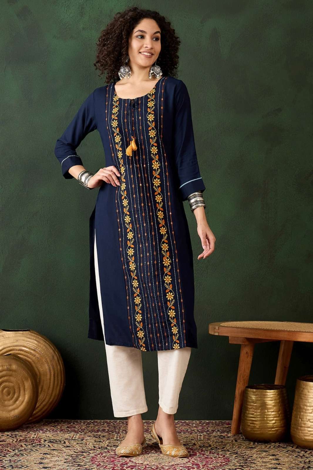 MAHOTSAV 8398 SASYA FESTIVE WEAR DESIGNER VISCOSE RAYON LONG KURTI 