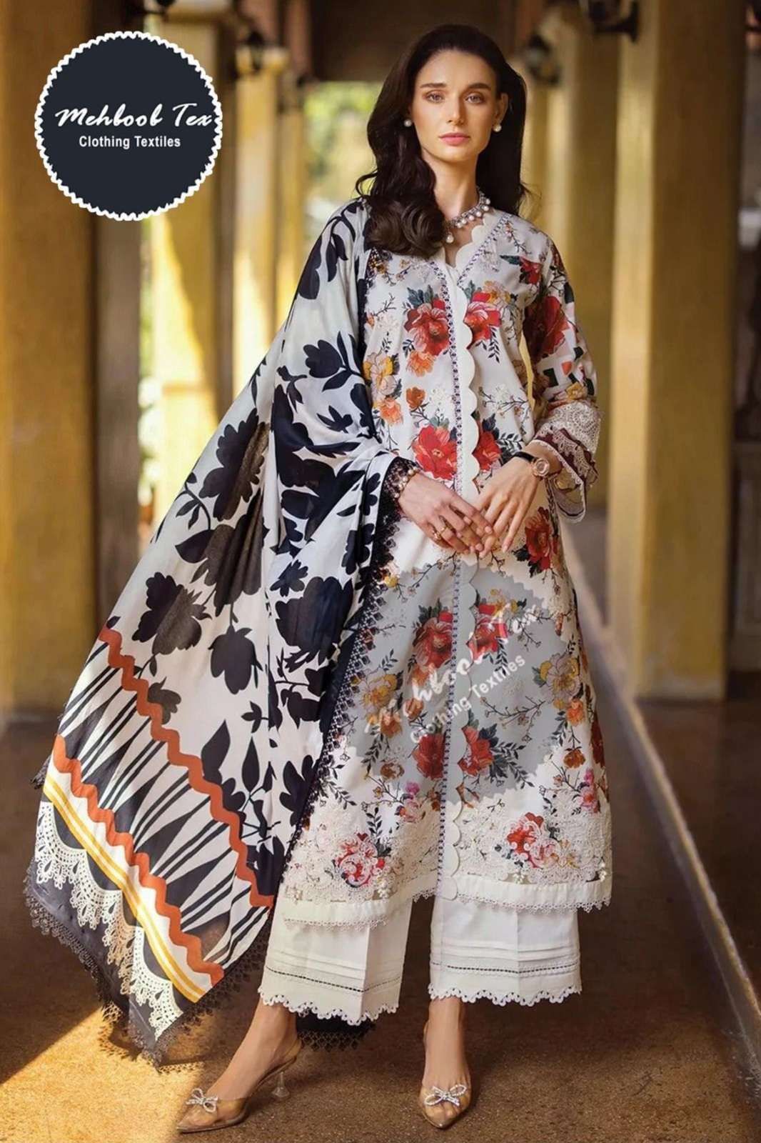 MEHBOOB TEX ELAF PAKISTANI SALAWAR SUITS