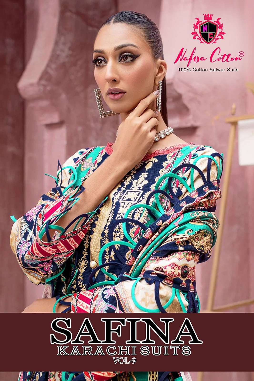 NAFISHA COTTON SAFINA KARACHI VOL 09 SUITS