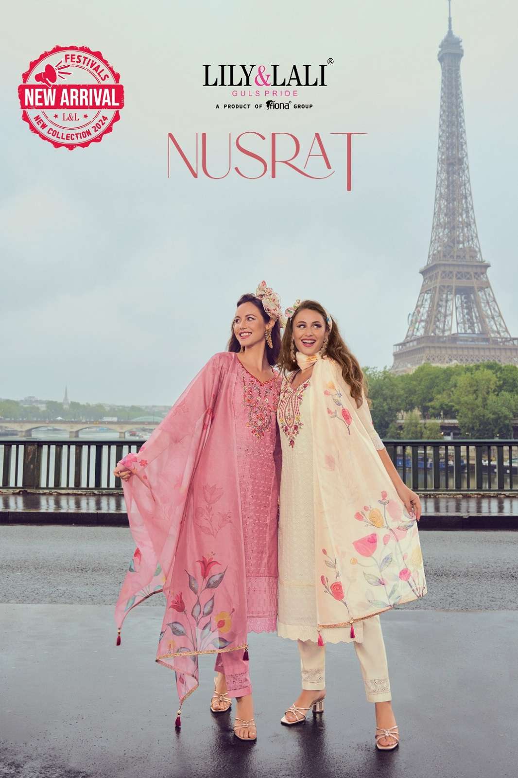 NUSRAT BY LILY & LALI READY TO WEAR ANARKALI KURTIES