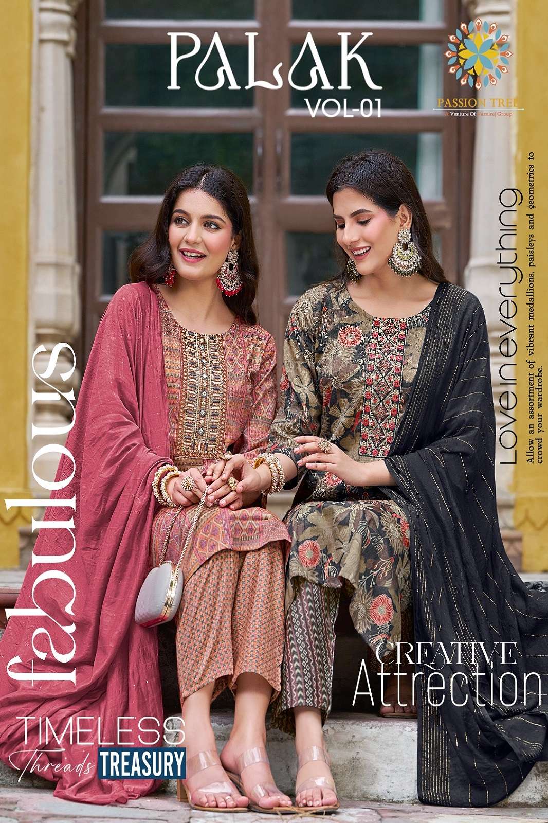 PALAK VOL 1 BY PASSION TREE READY TO WEAR KURTIES