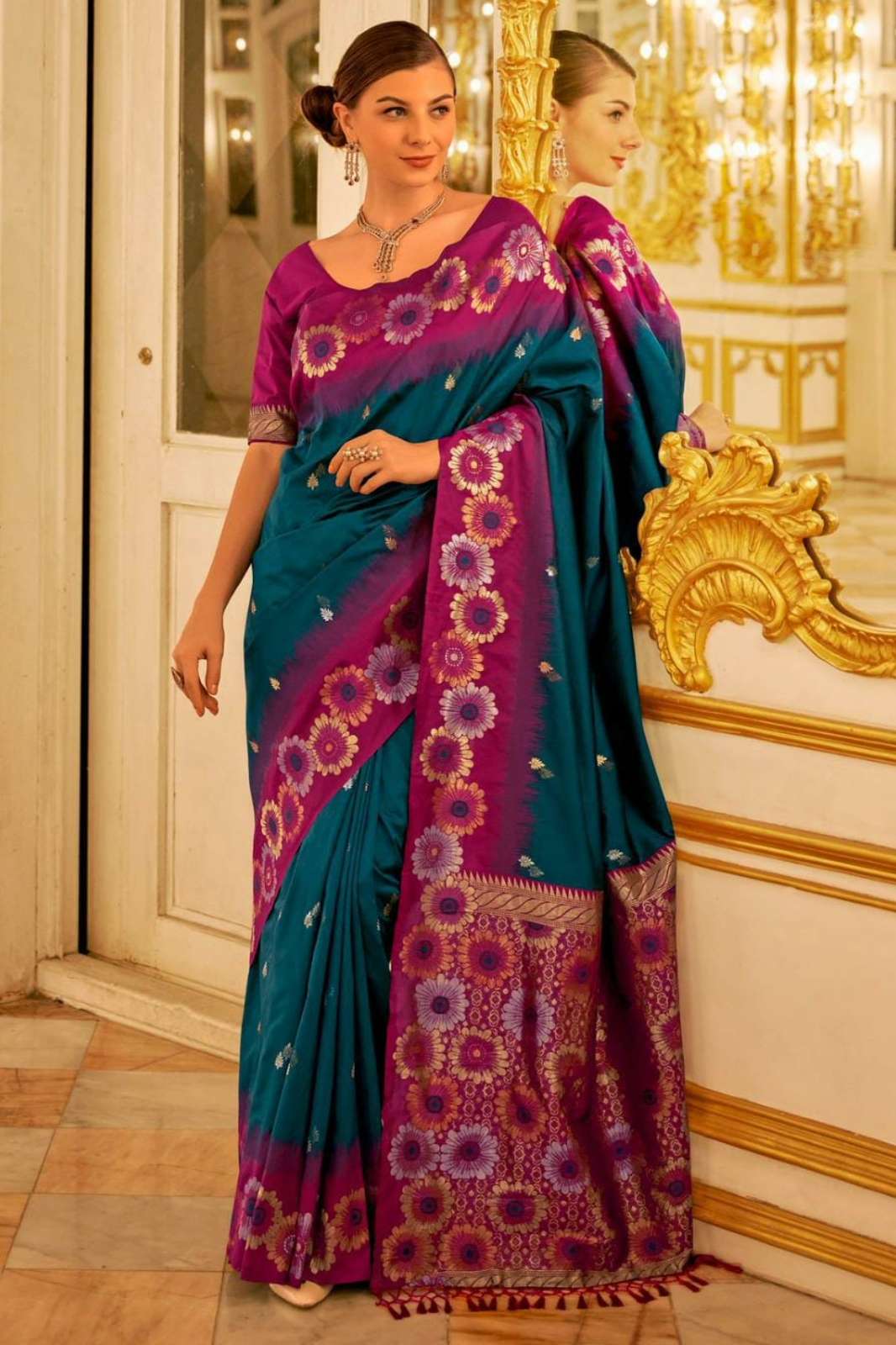 RajPath 7964 Neytiri Silk Designer Wedding Wear Zari Banarasi Saree