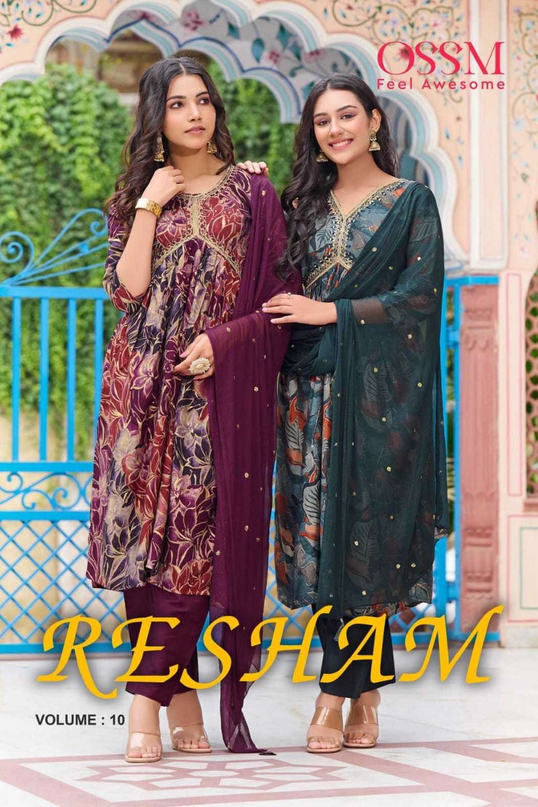 RESHAM VOL 10 BY OSSM READY TO WEAR KURTIES