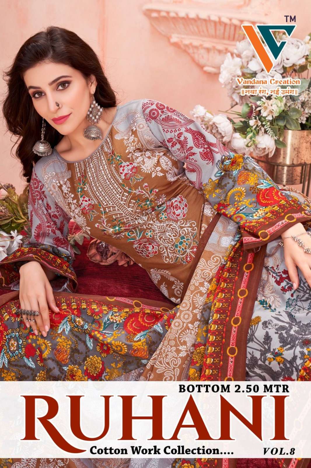 RUHANI VOL 8 BY VANDANA DESIGNER SALWAR SUITS