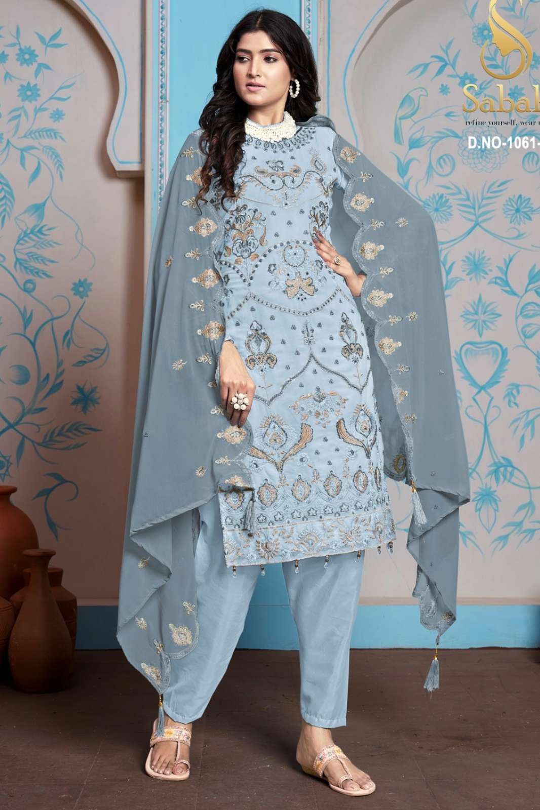 Sabah 8300 ZAIRA Latest Designer Faux Georgette Salwar Kameez