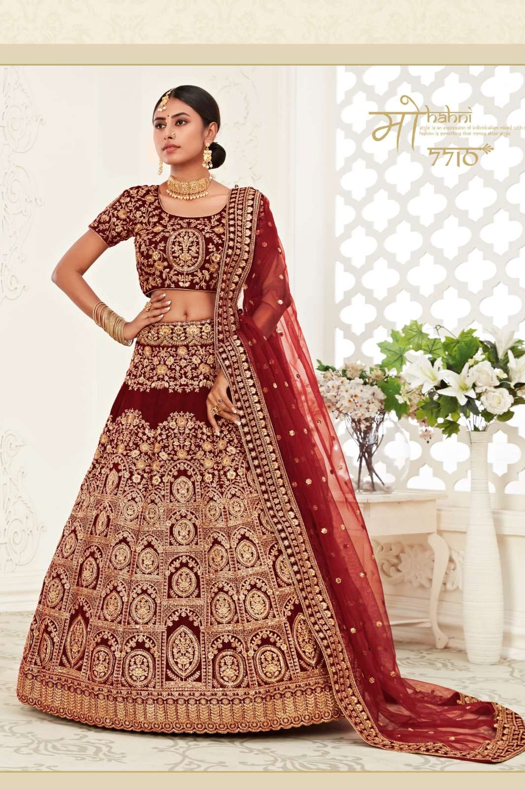 Zeel 7919 NEO TRADITIONAL VOL-2 Wedding Wear Designer Velvet Lehenga Choli