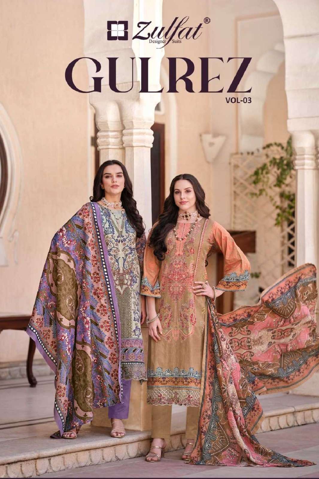 ZULFAT DESIGNER GULREZ VOL 3 SALWAR SUITS