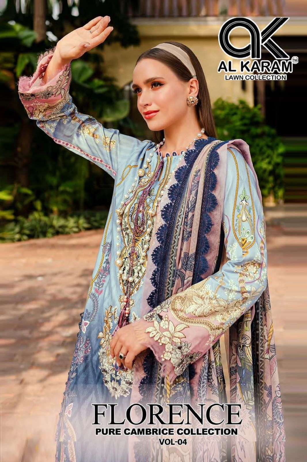 AL KARAM FLORENCE VOL 4 DESIGNER SALWAR SUITS