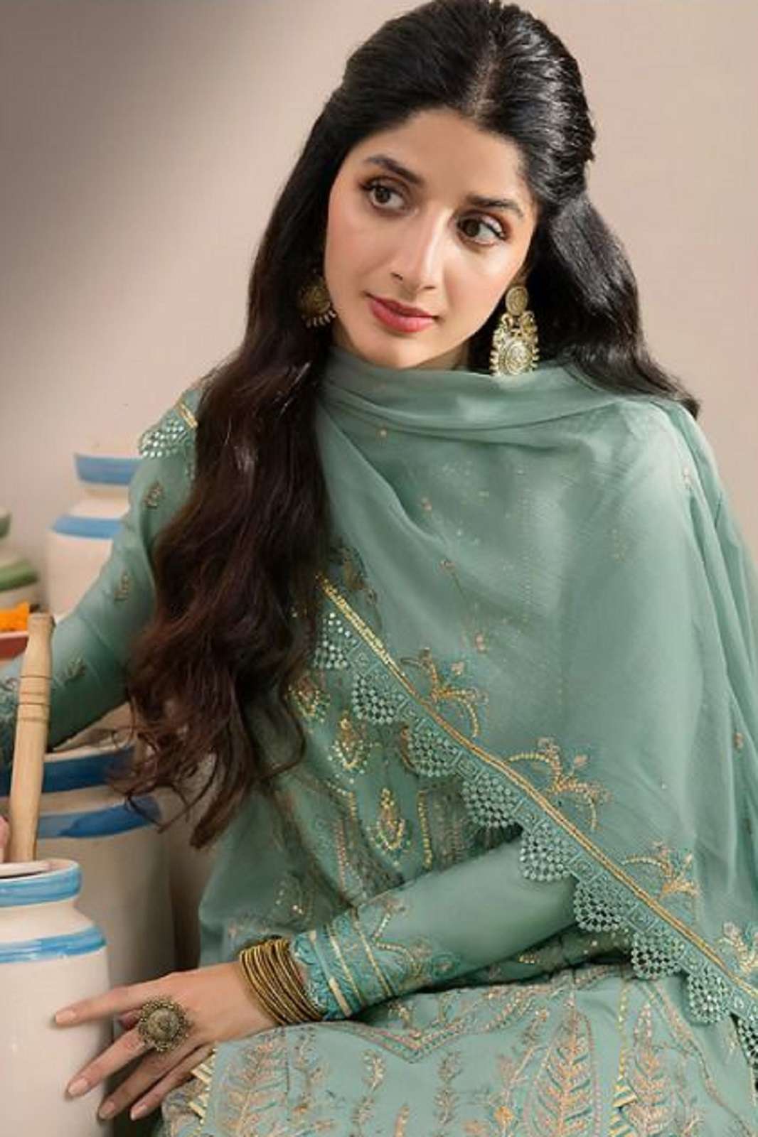 AL KHUSHBOO 1016 SEMI STICHED PAKISTANI SALWAR SUIT