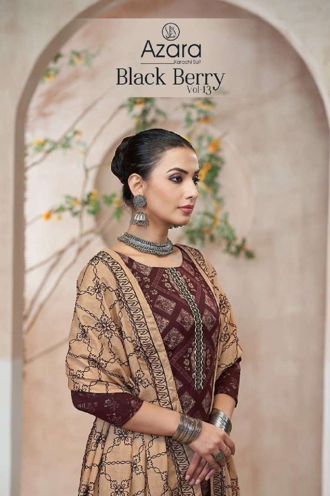 AZARA BLACK BERRY VOL 13 DESIGNER PAKISTANI SUITS