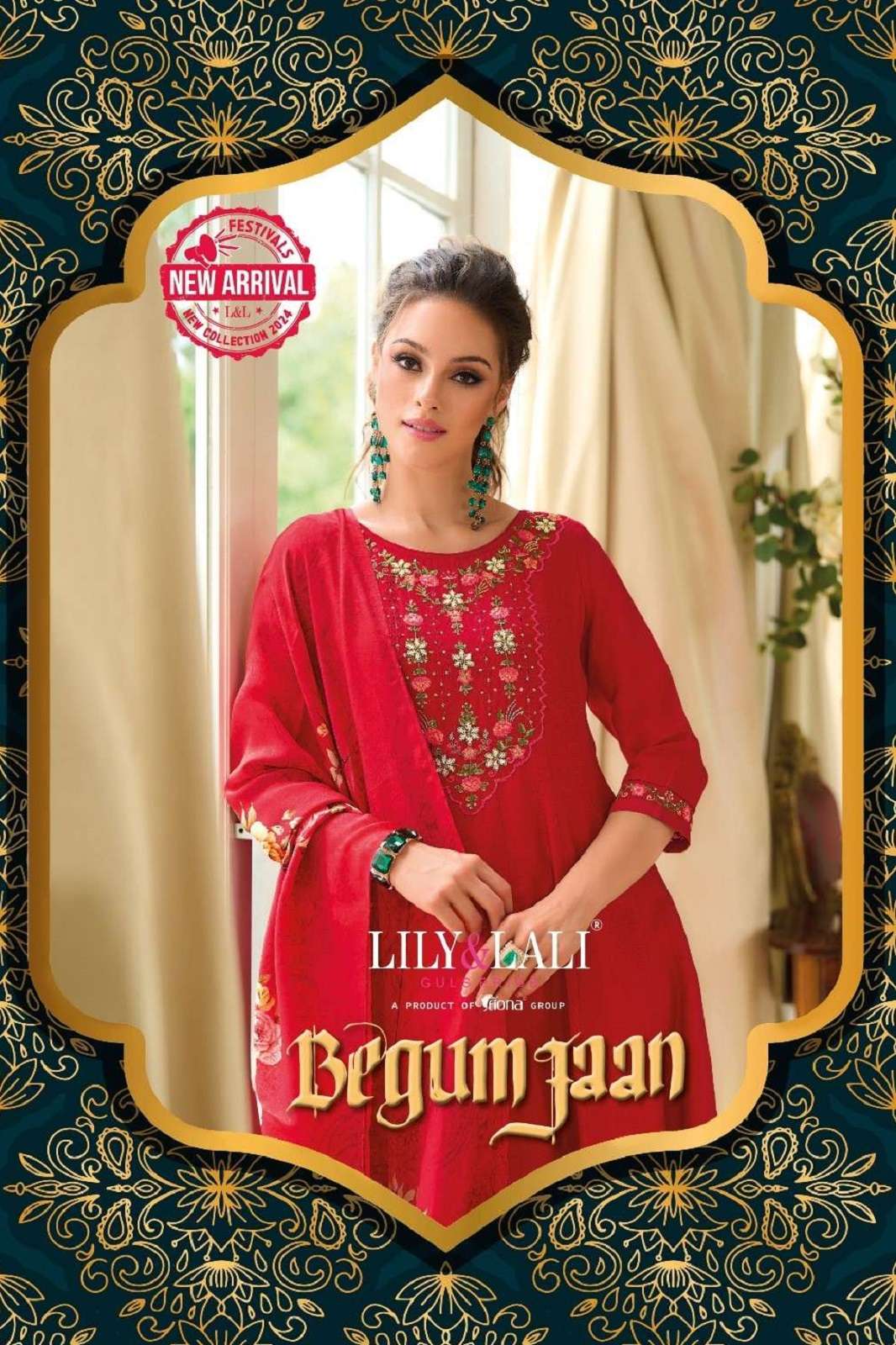 BEGUMJAAN BY LILY & LALI READY TO WEAR ANAARKALI KURTIES