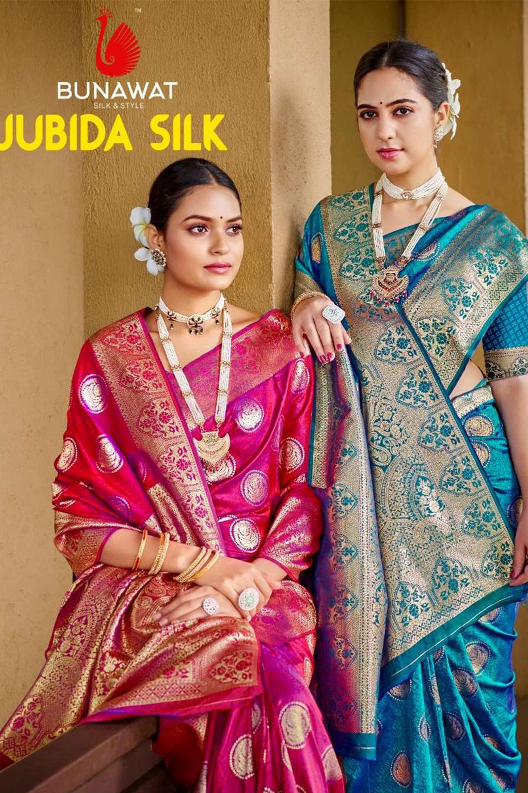 BUNAWAT JUBIDA SILK 9042 Woven Designer Zari With Silk Saree 