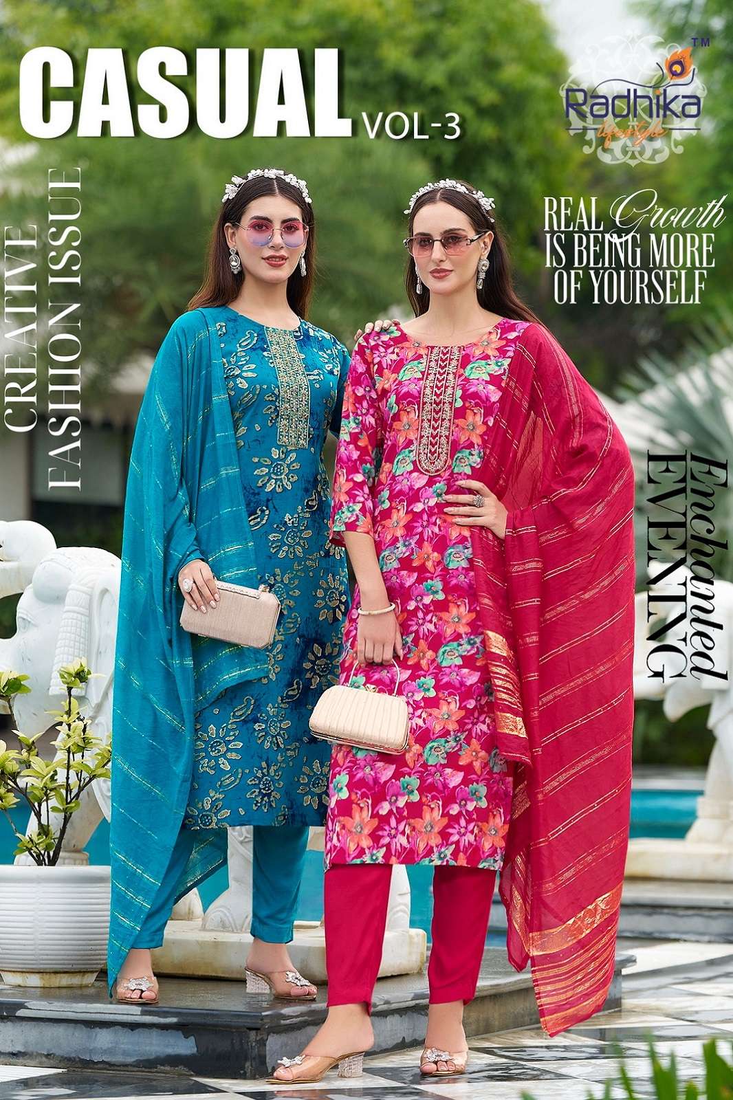 CASUAL VOL 3 BY RADHIKA LIFESTYLE READY TO WEAR KURTIES