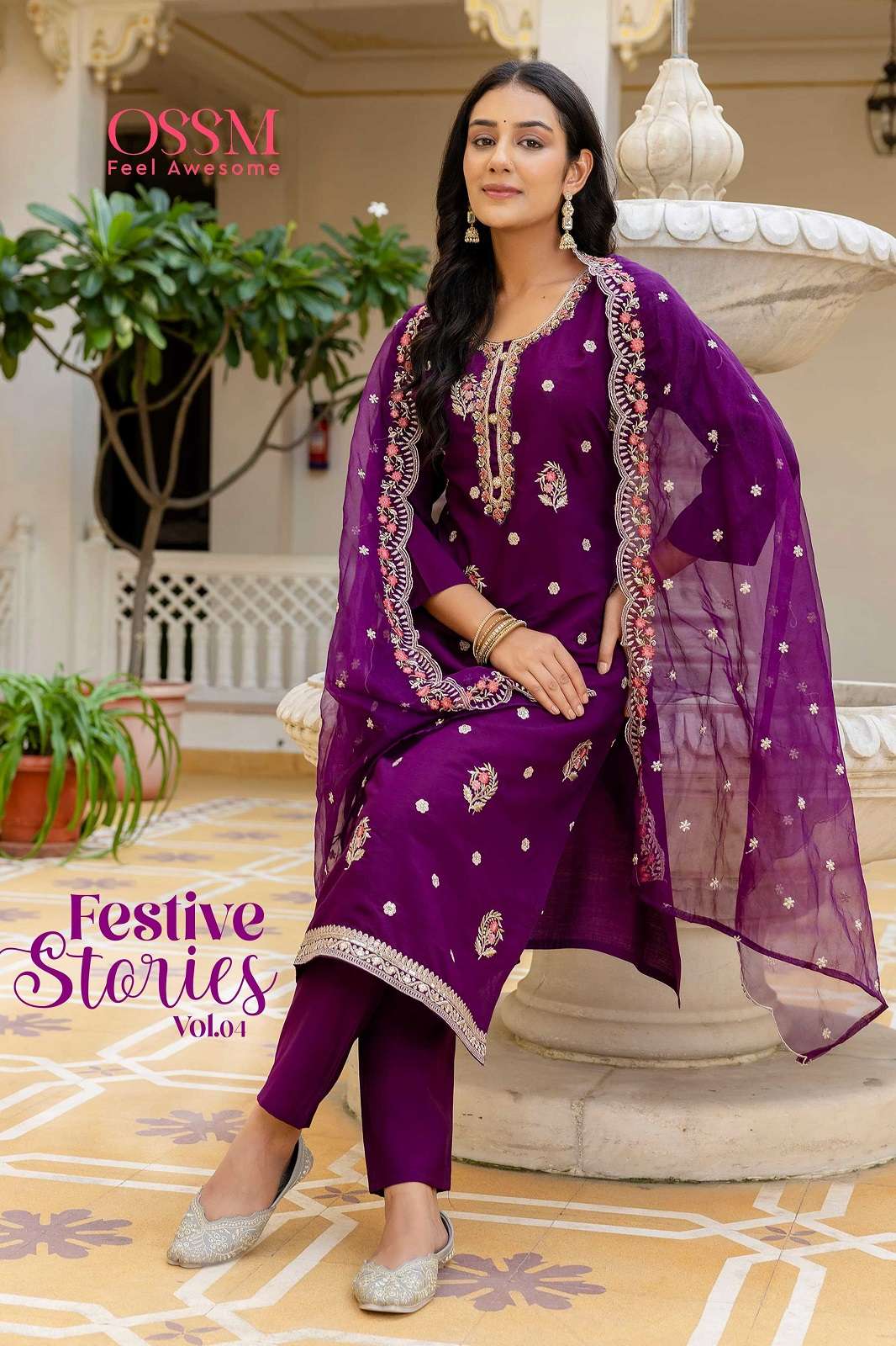 FESTIVE STORIES VOL 4 BY OSSM READY TO WEAR KURTIES