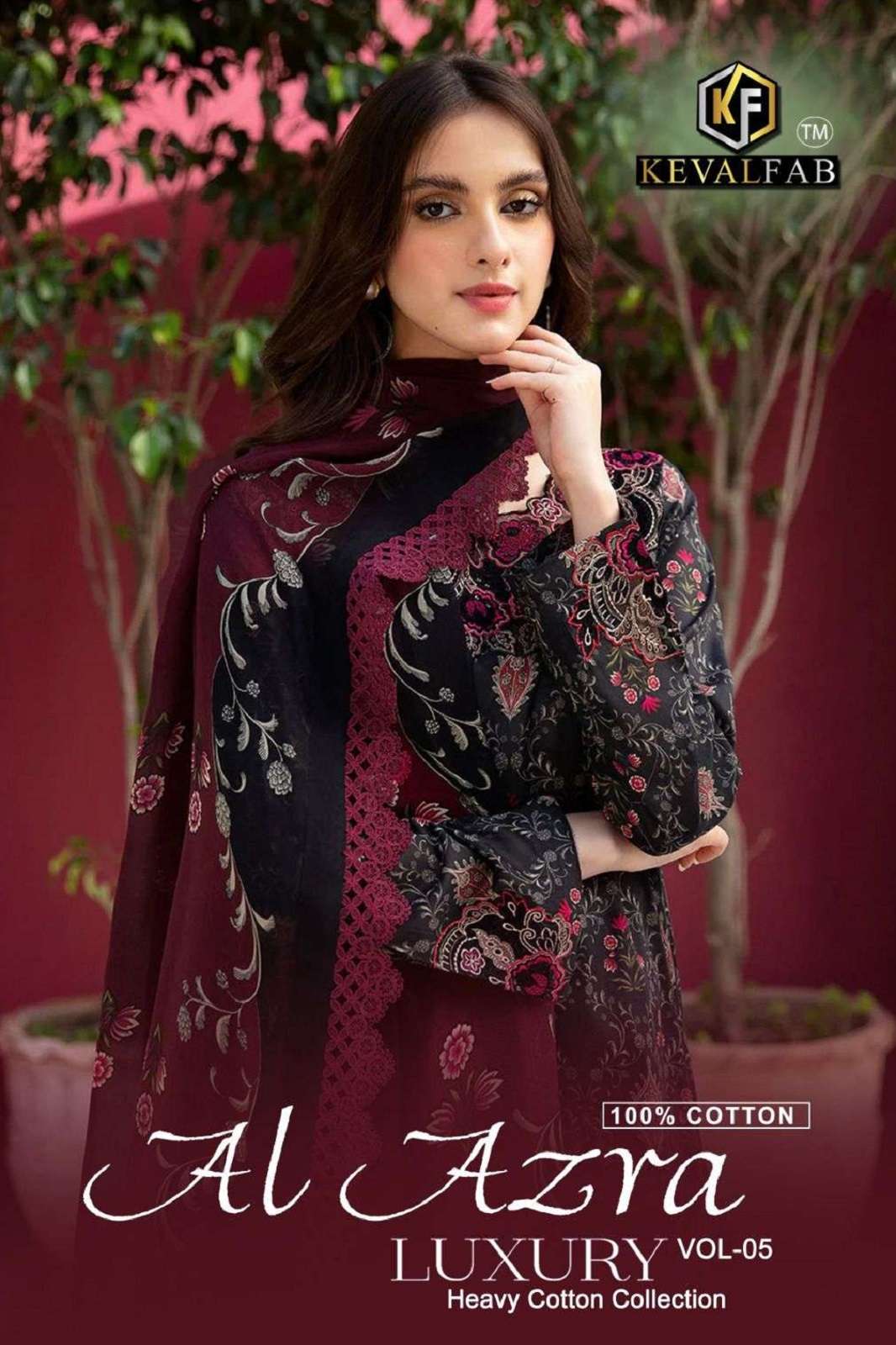 KEVAL FAB AL AZARA VOL 5 DESIGNER SALWAR SUITS