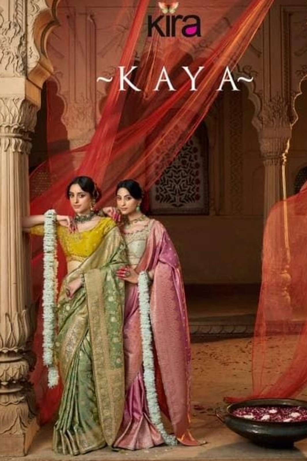 KIRA KAYA 8690 Indian Women Designer Copper Zari Woven With Silk Saree