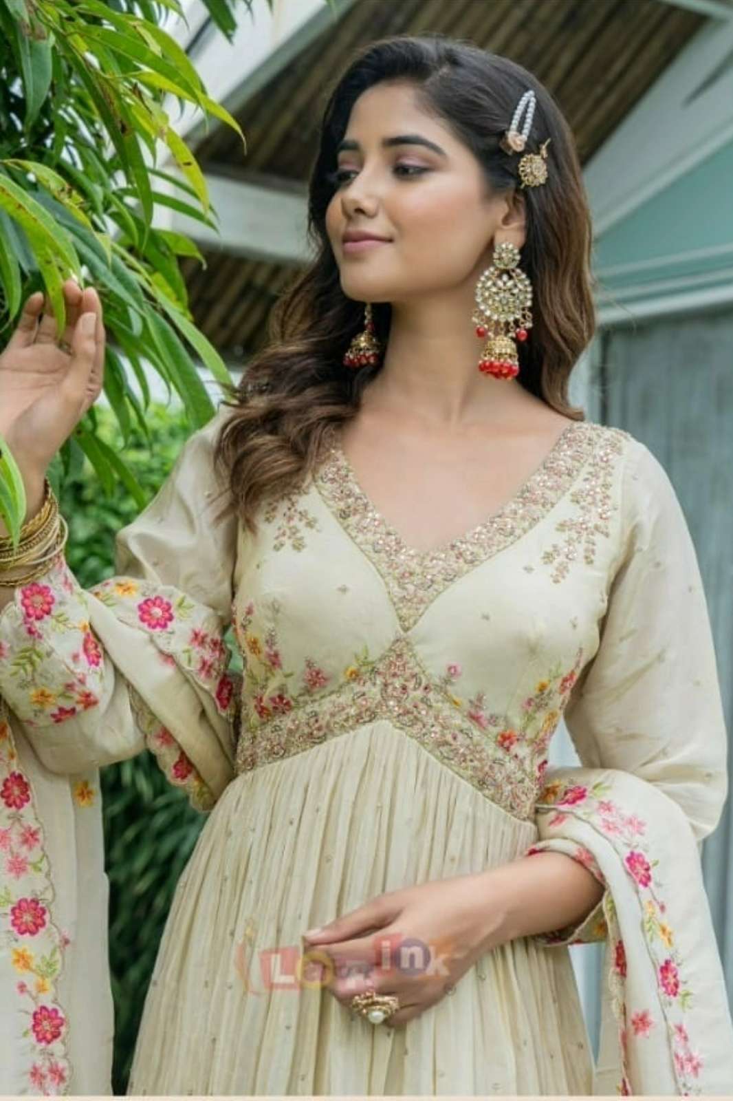 Lapink Krisha 401 9075 Ready to Wear Silk Anarkali Suit With Embroidery Work