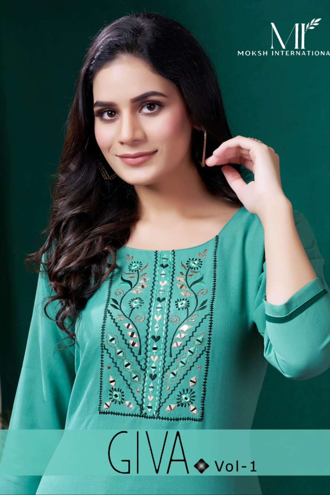 Moksh Giva Vol 1 8986 Indian Designer Latest  Maaza Cotton Kurti