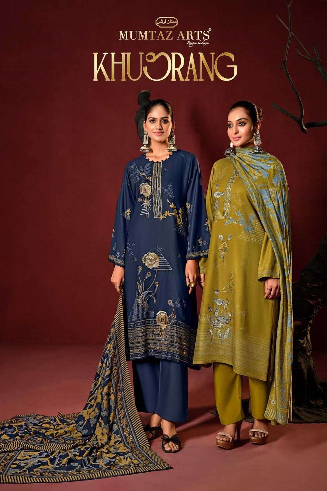 MUMTAZ ARTS KHUSRANG DESIGNER PAKISTANI SUITS