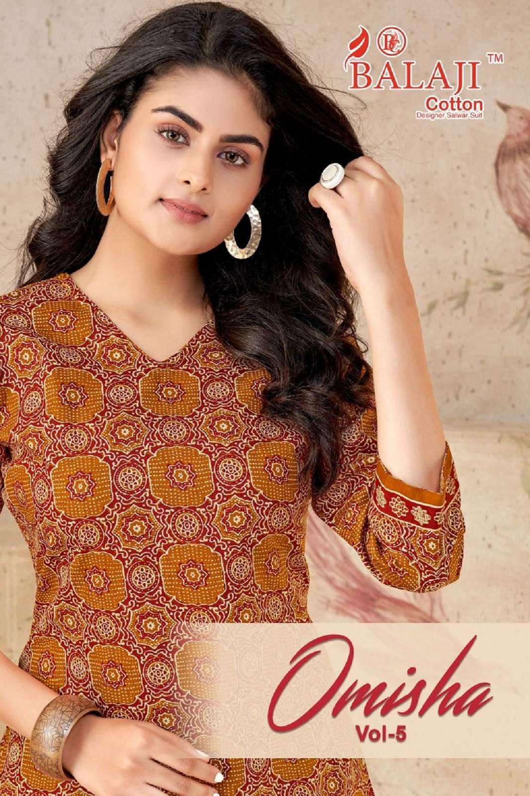 OMISHA VOL 5 BY BALAJI READY TO WEAR DESIGNER TOPS