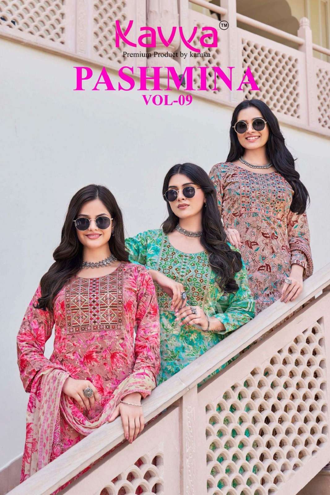   PASHMINA VOL 9 BY KAVYA KURTIES READY TO WEAR KURTIES