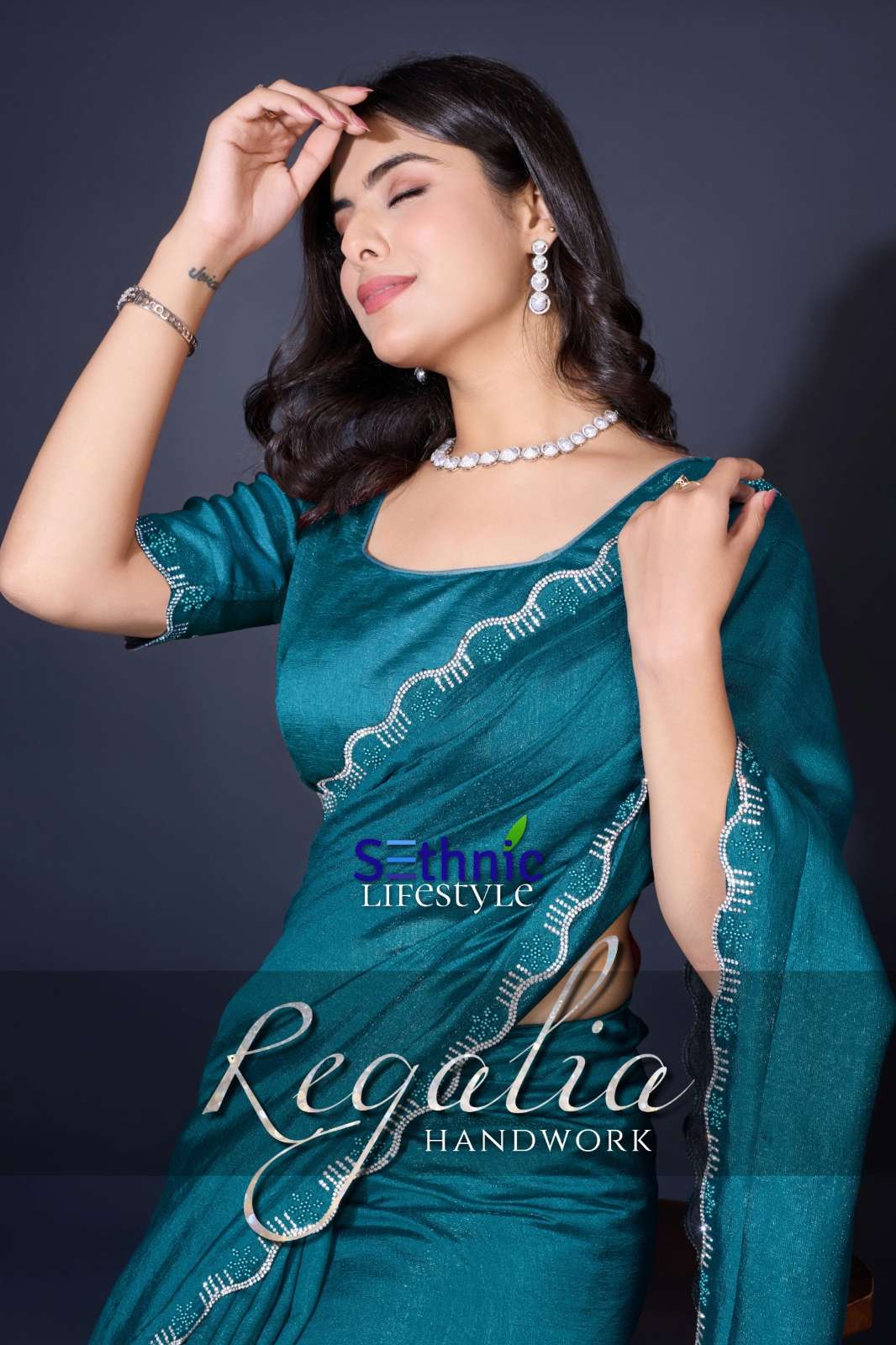 Sethnic REGALIA 8998 Party Wear Style Designer Diamond Work Fancy Saree