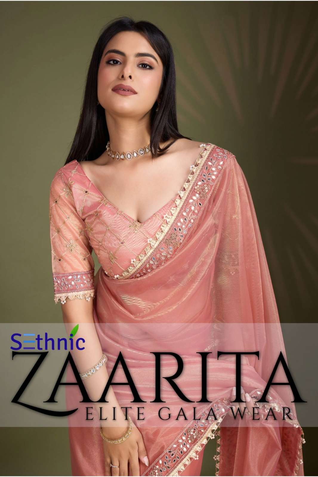 SETHNIC ZAARITA 8698 Embroidery Work Designer Fancy Traditional Saree