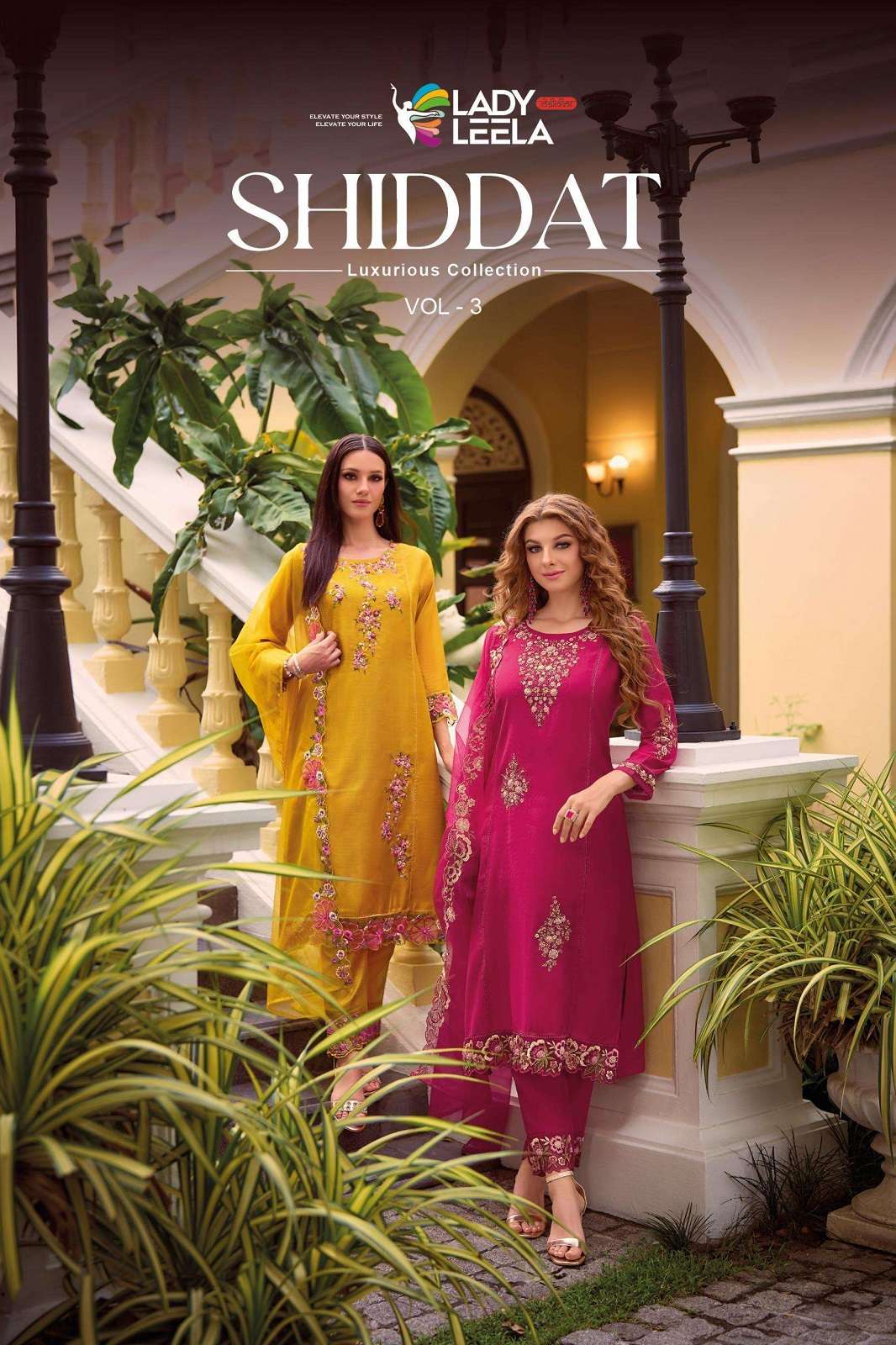 SHIDDAT VOL 3 BY LADY LEELA READY TO WEAR DESIGNER KURTIES 