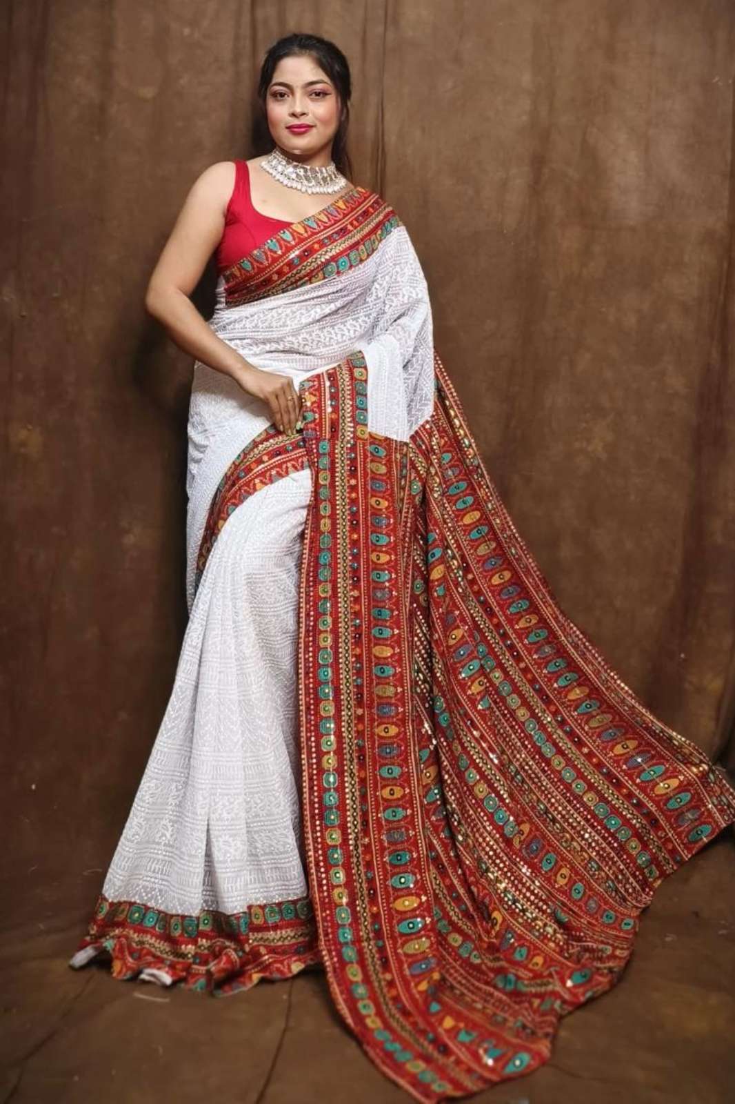 Shri Balaji Emporium 966p Puja Special Designer Hakawa Body Handloom Saree