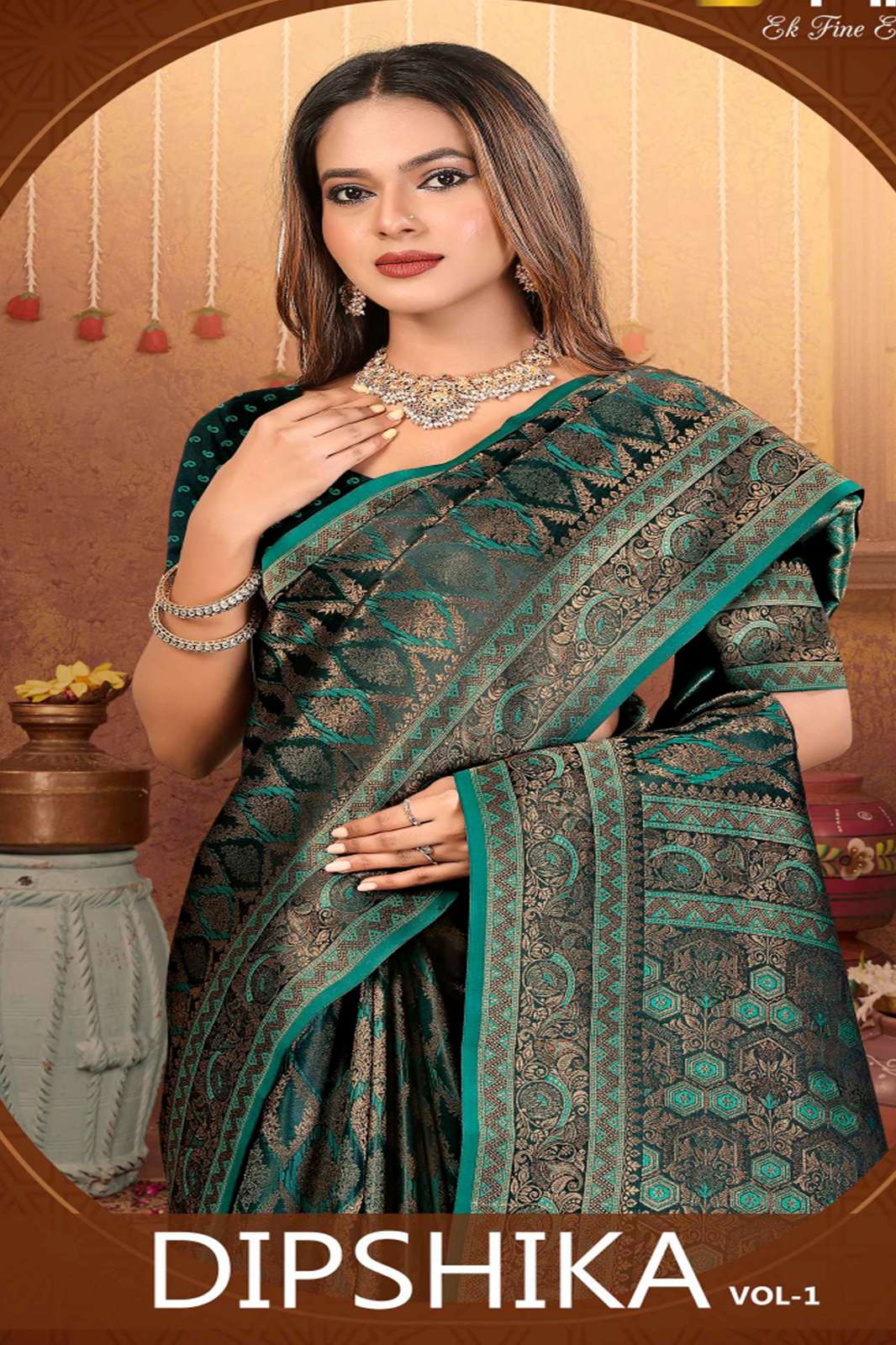 Shri Balaji Emporium Dipshika VOL1 Beautiful Style Designer Organza Fancy Saree