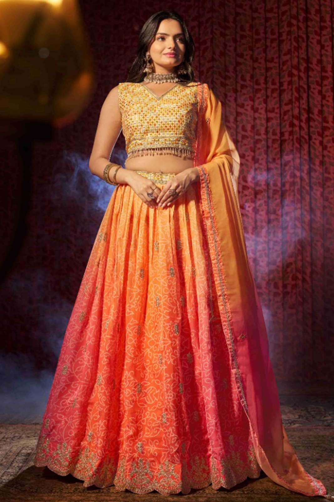 Shri Balaji Emporium EUPHORIA VOL-12 9030 Festival Wear Designer Organza Lehenga Choli