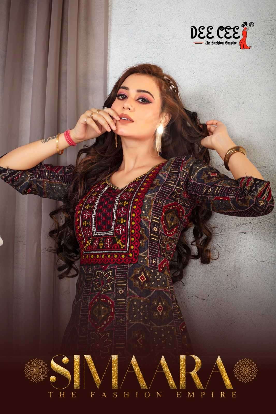 SIMAARA BY DEECEE READY TO WEAR DESIGNER KURTIES