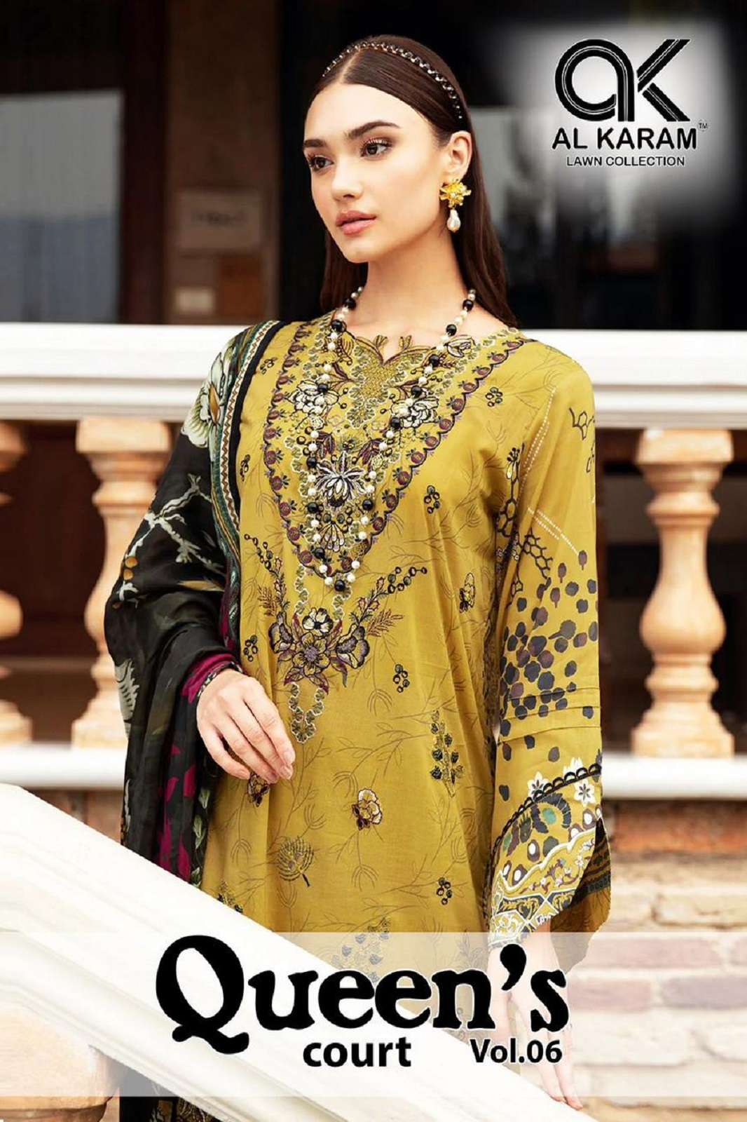 AL KARAM QUEENS COURT VOL 6 DESIGNER PAKISTANI SUITS