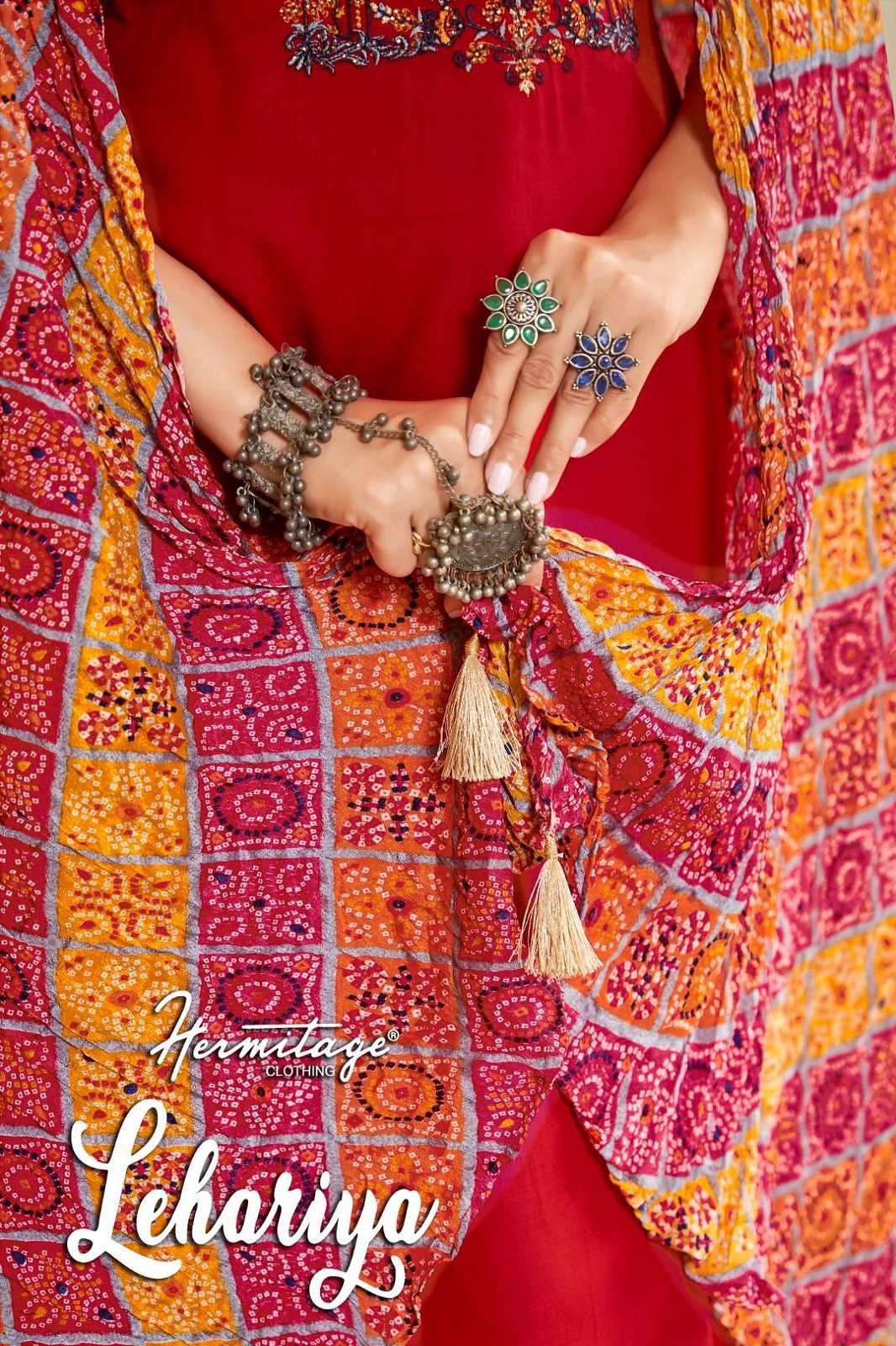 HERMITAGE LEHARIYA DESIGNER SALWAR SUITS