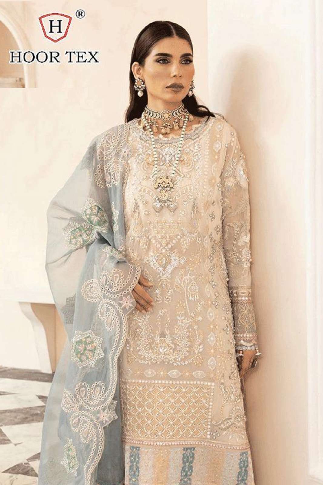 HOORTEX H 270 PAKISTANI SALWAR SUITS