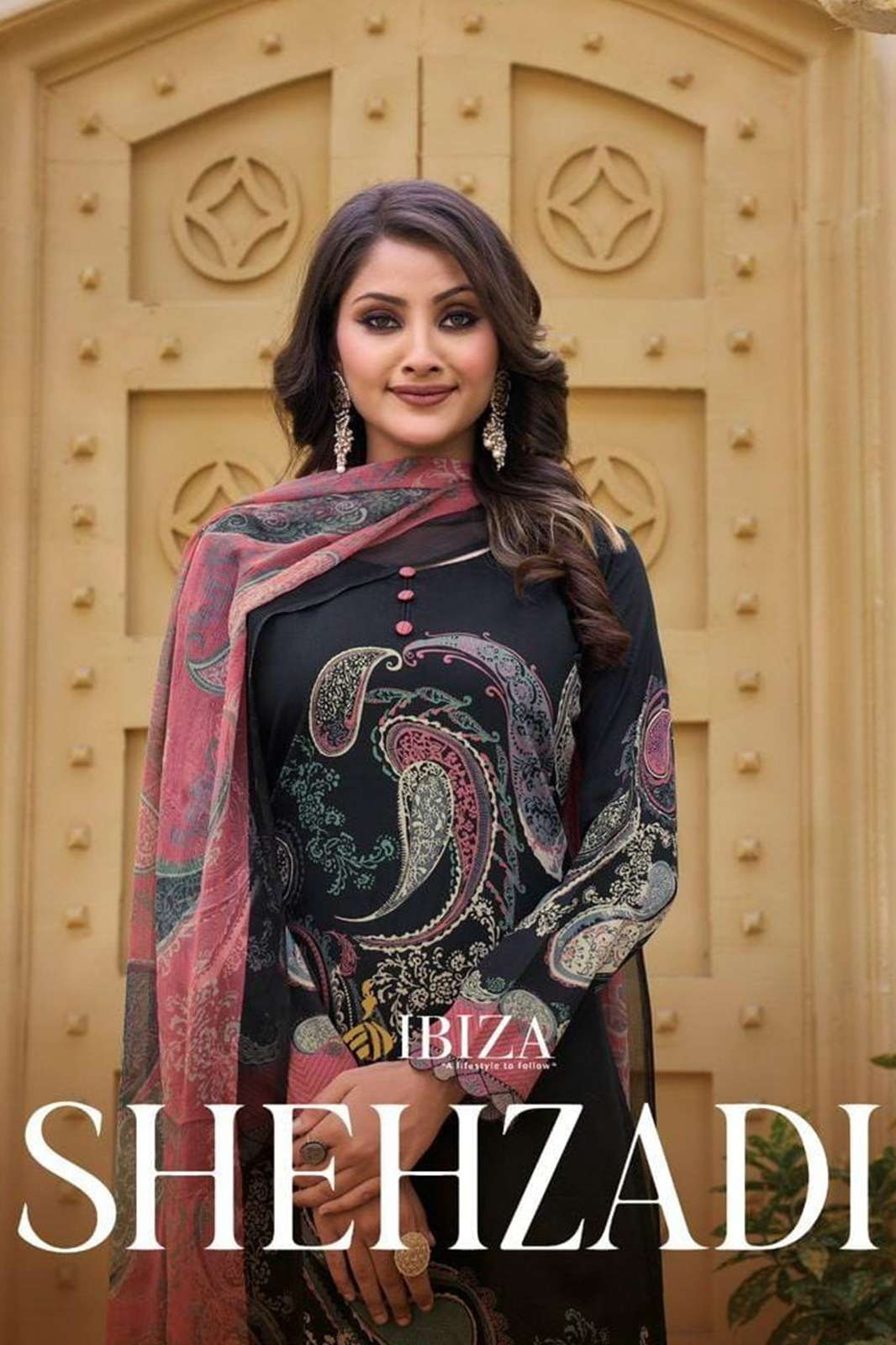 IBIZA SHEHZADI DIGITAL PRINTED DESIGNER PURE JAMM COTTON SUIT