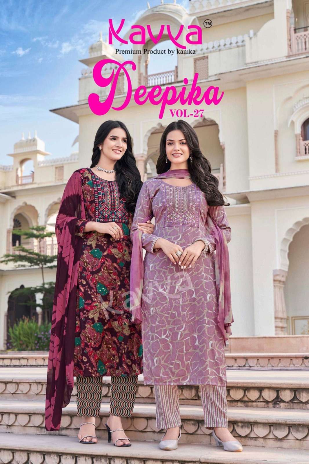 KAVYA DEEPIKA VOL 27 READY TO WEAR STRAIGHT KURTIES