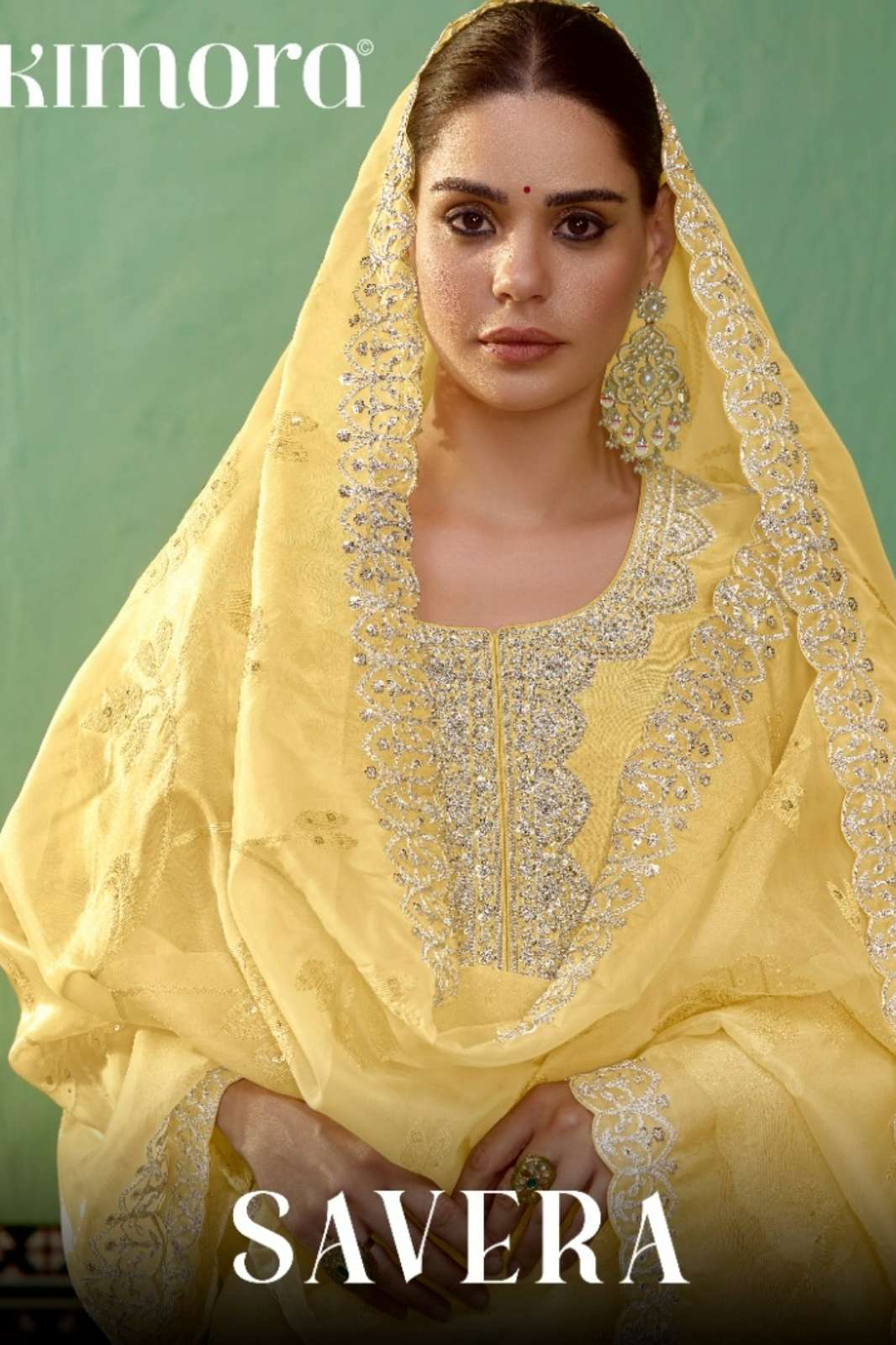 KIMORA SAVERA PURE BAMBER SILK WITH EMBROIDERY WORK