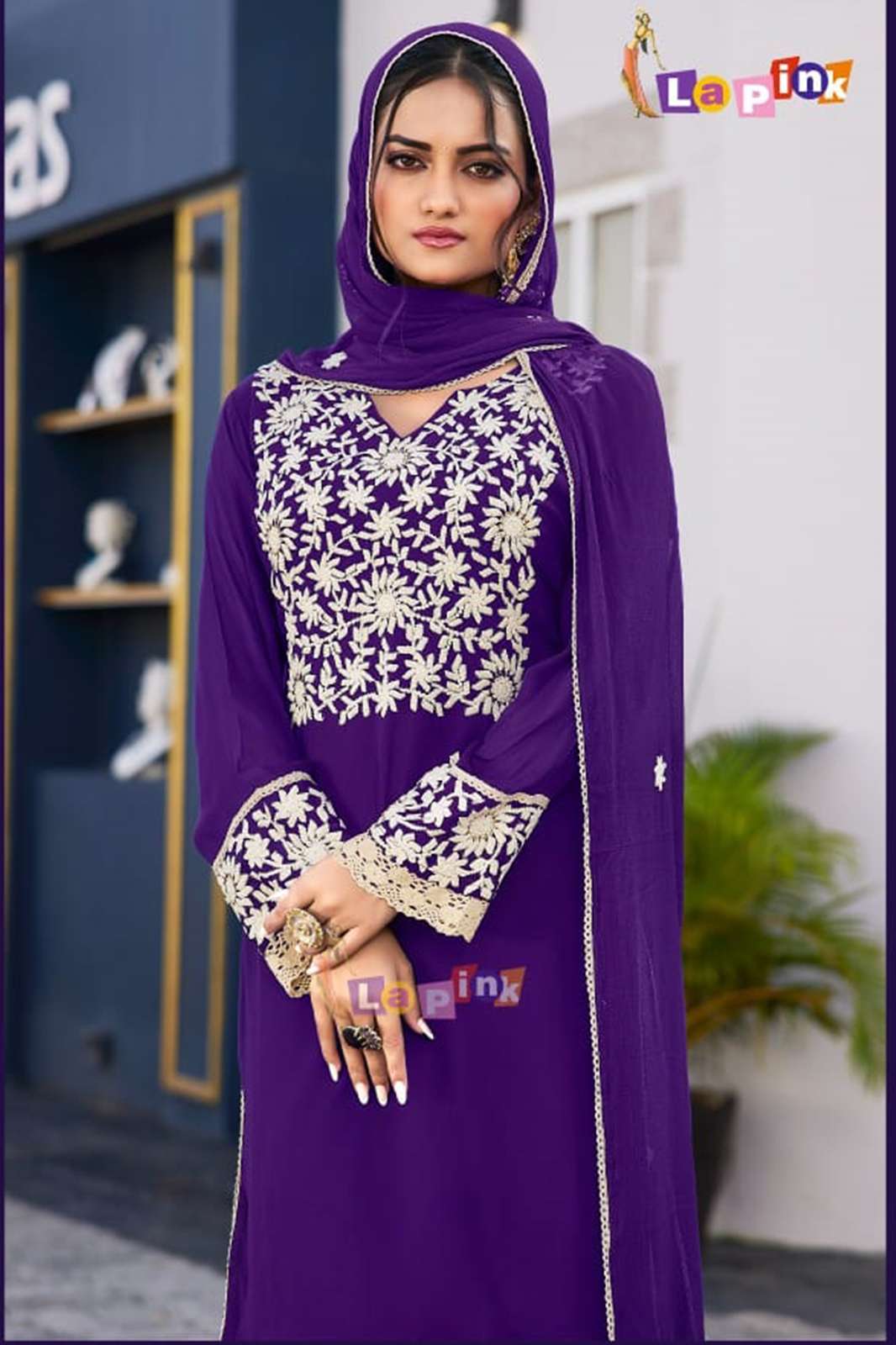 Lapink 9343 Indian Women Latest Designer viscose Fancy Sharara Suit