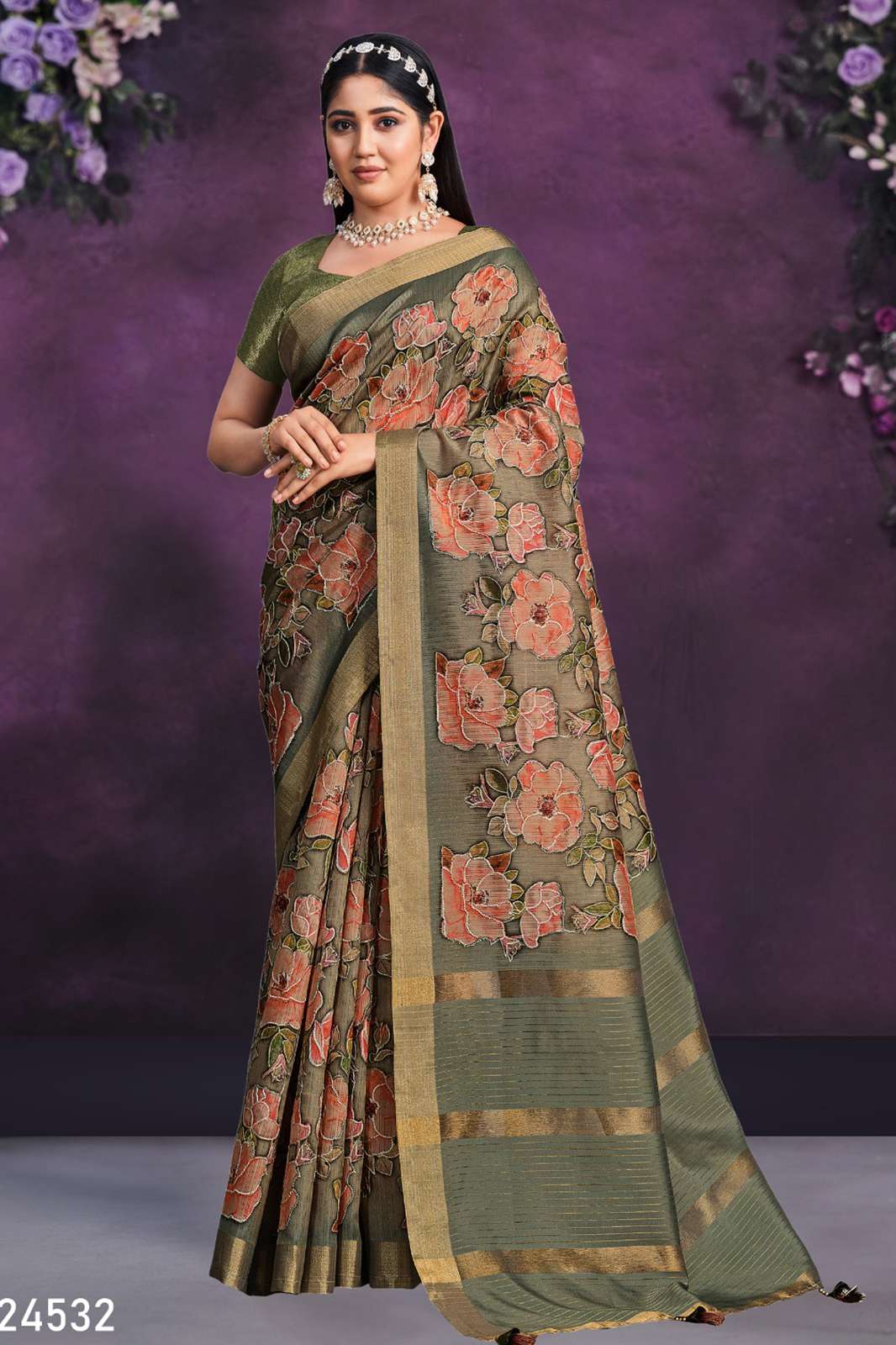 MAHOTSAV MOHMANTHAN 24500 B SERIES 9478 FESTIVE WEAR DESIGNER SAREE