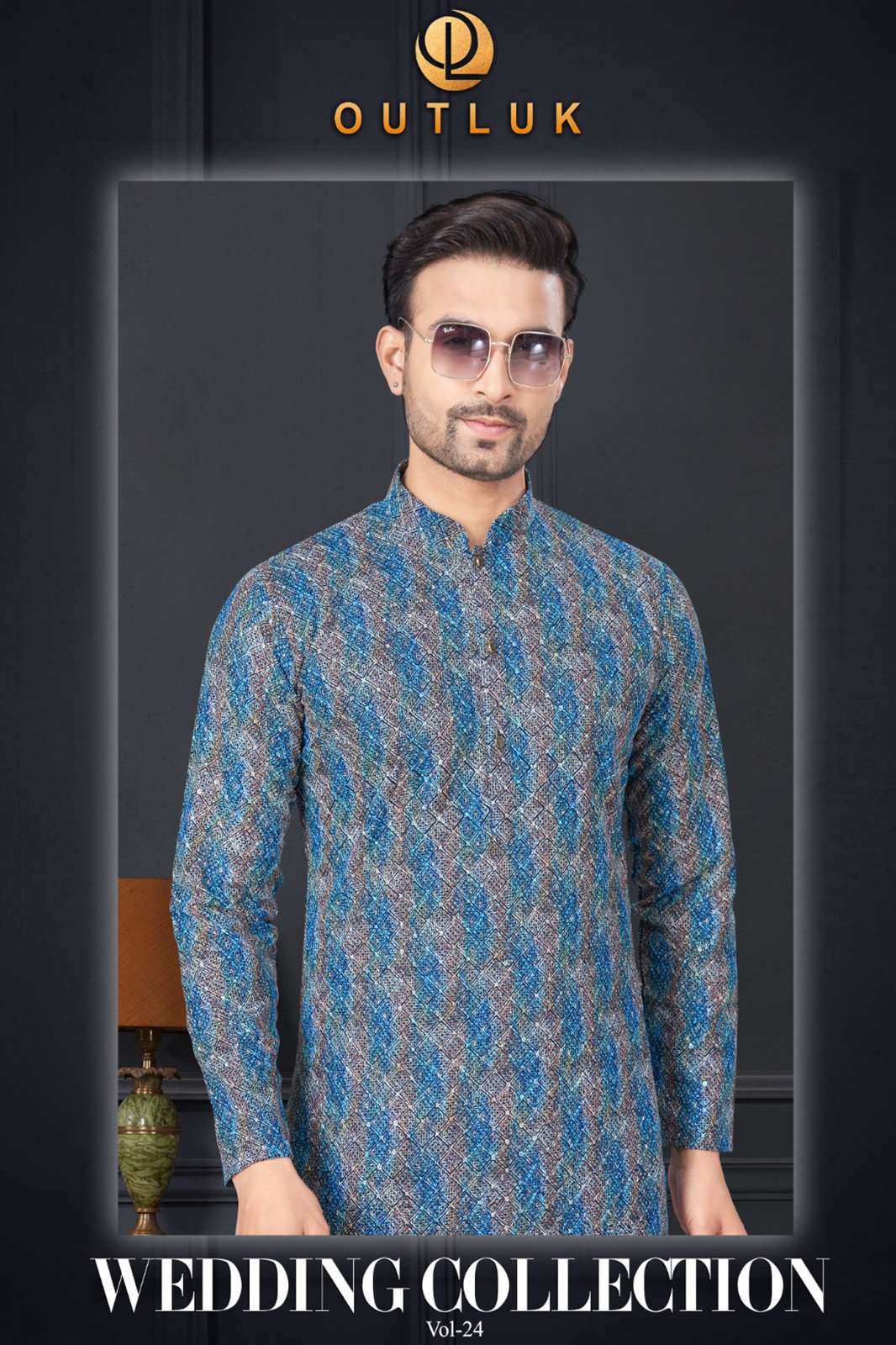 OUTLUK Outluk Wedding Collection Vol 24 9288 Festival Wear Designer Rayon Kurta Pajama