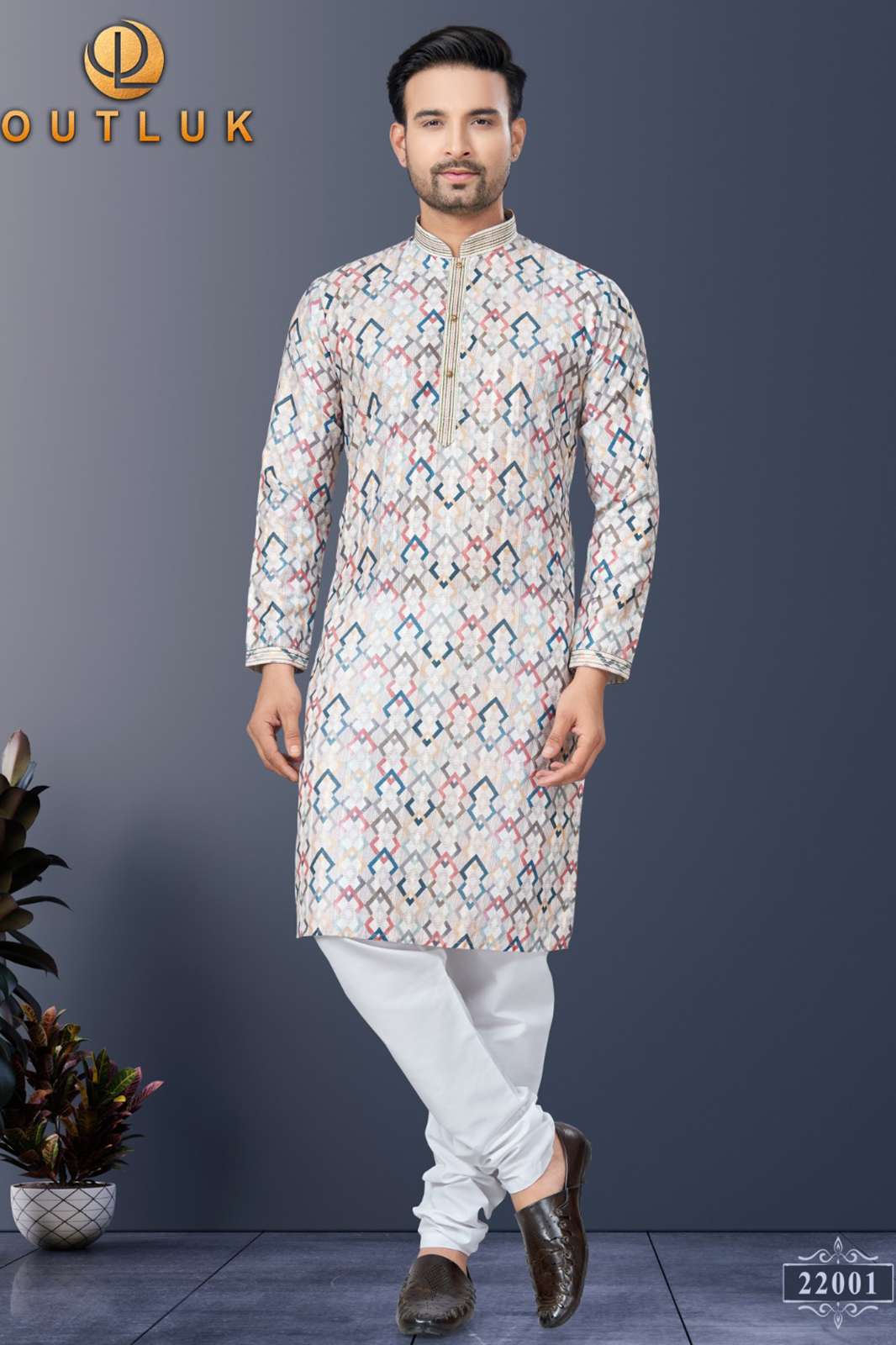 Outluk Wedding Collection Vol 22 9080 Karva Special Designer Pintex Kurta Pajama 