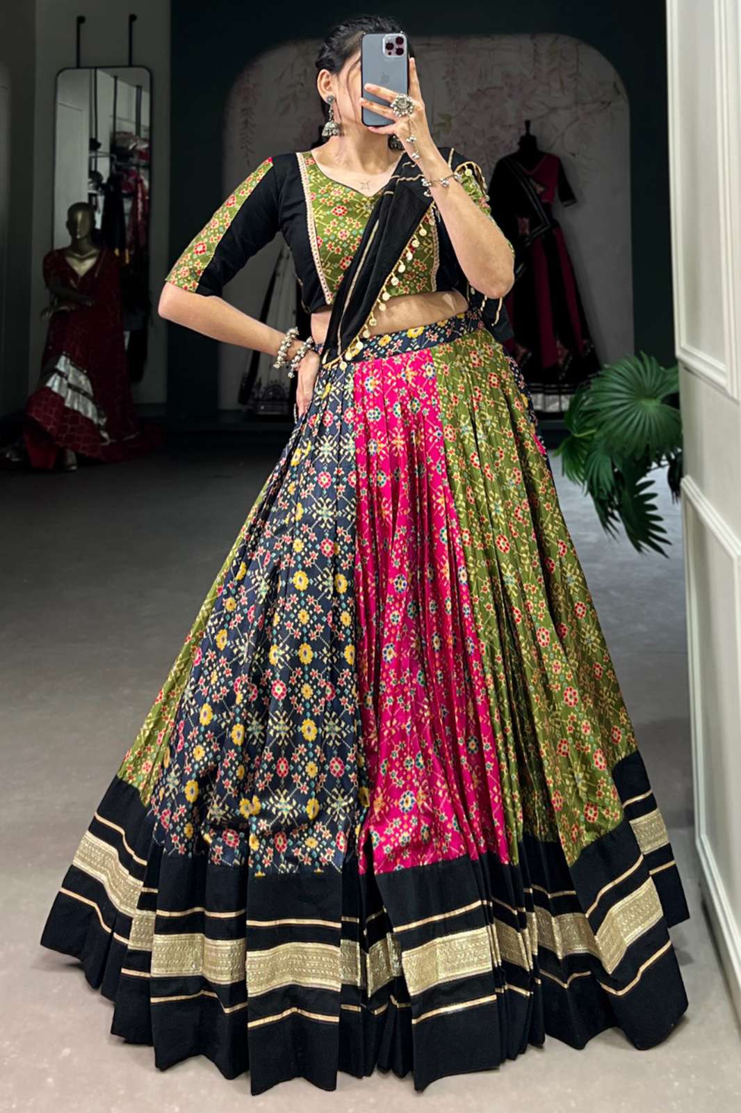 PAYAL CREATION 1746MUT 9206 Woven With Tradition Designer Dola Silk And Pure Cotton Lehenga Choli