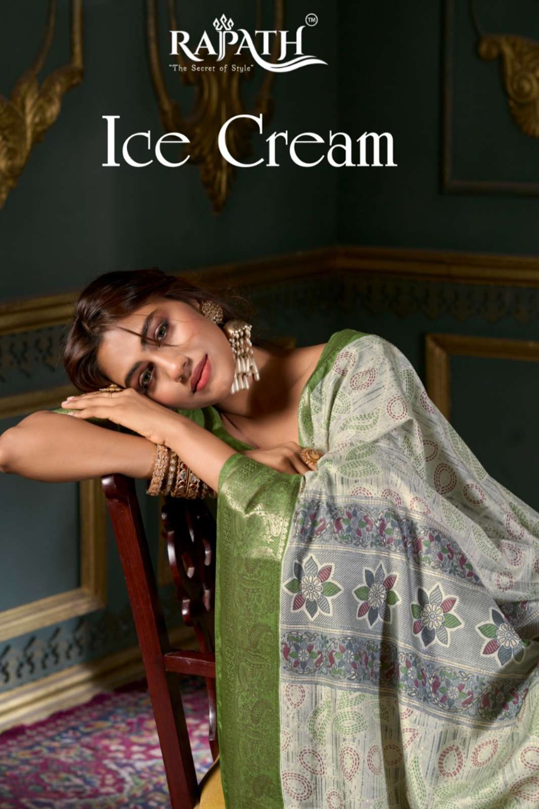 Rajpath ICE CREAM 9366 Designer Soft Dola Silk Printed Fancy Saree